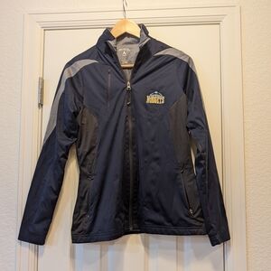 Antigua Navy Blue Denver Nuggets Jacket